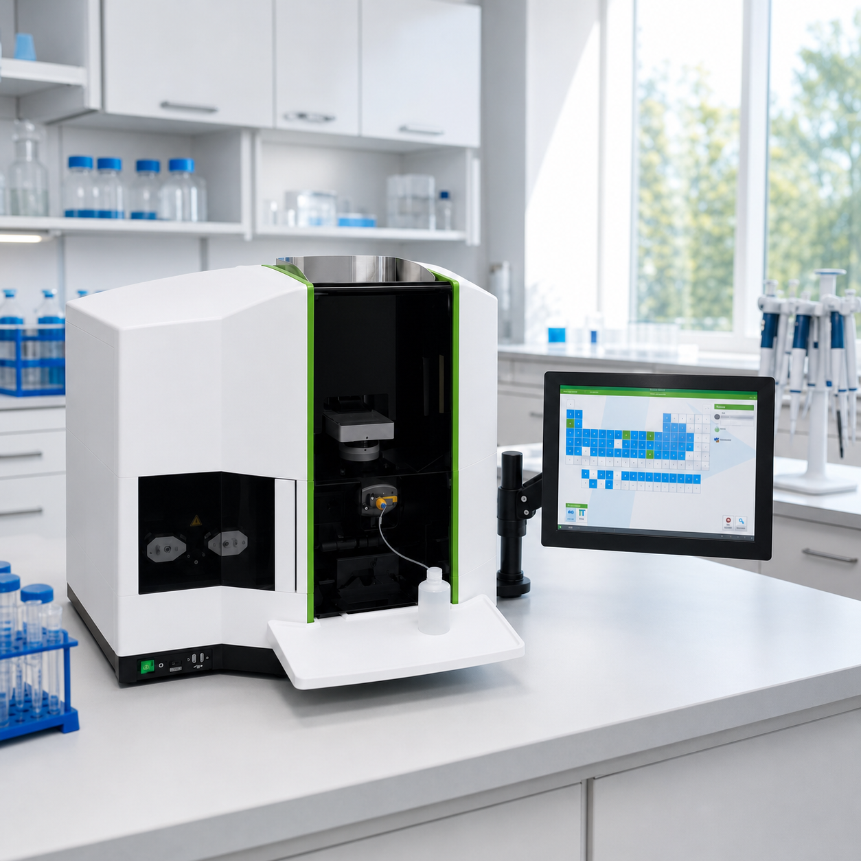 Analysesystem im pharmazeutischen Labor